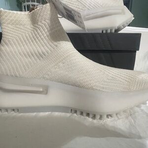 Adidas women shoes NMD_S1 Sock Off White , size 7.5
